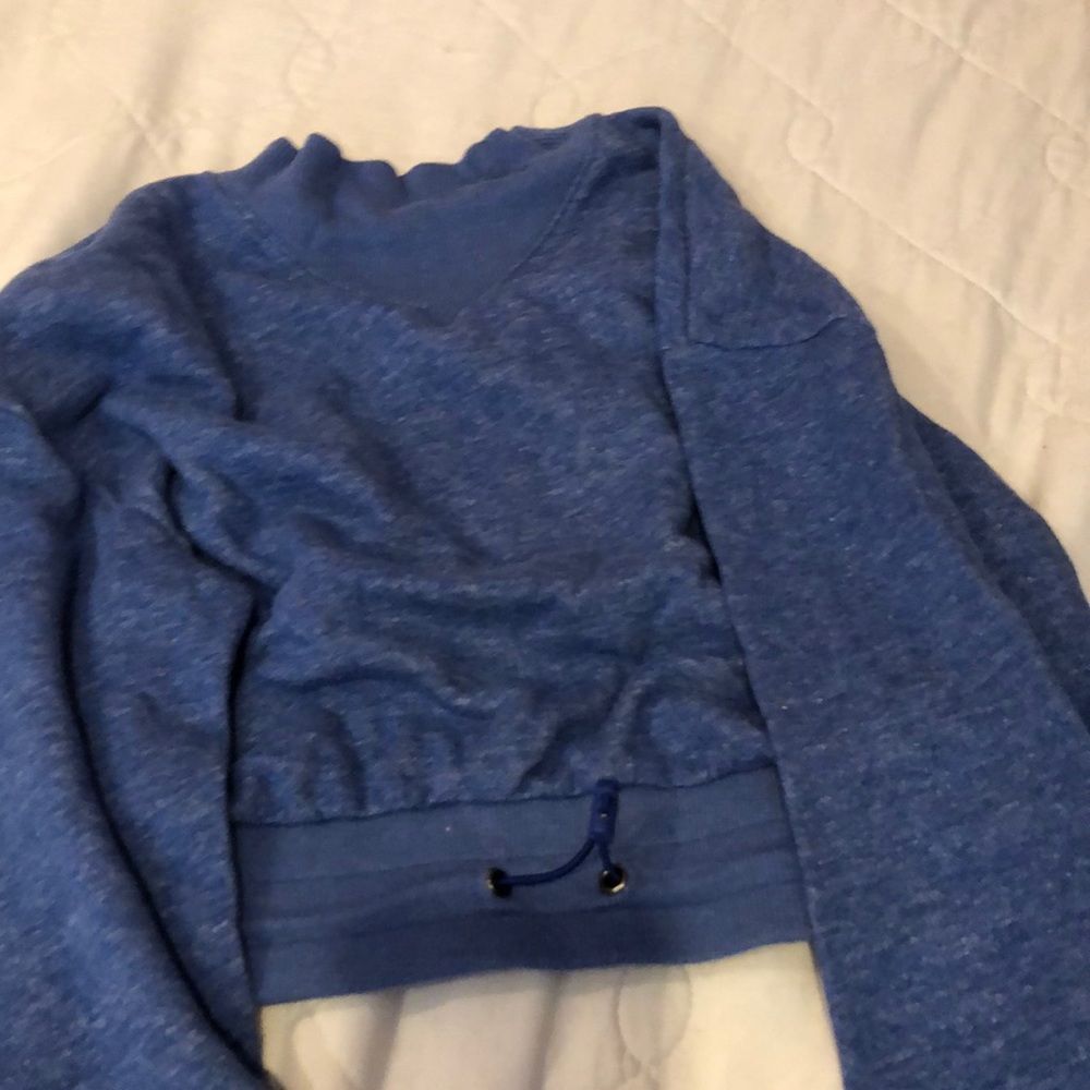 Plan royal blue crew neck